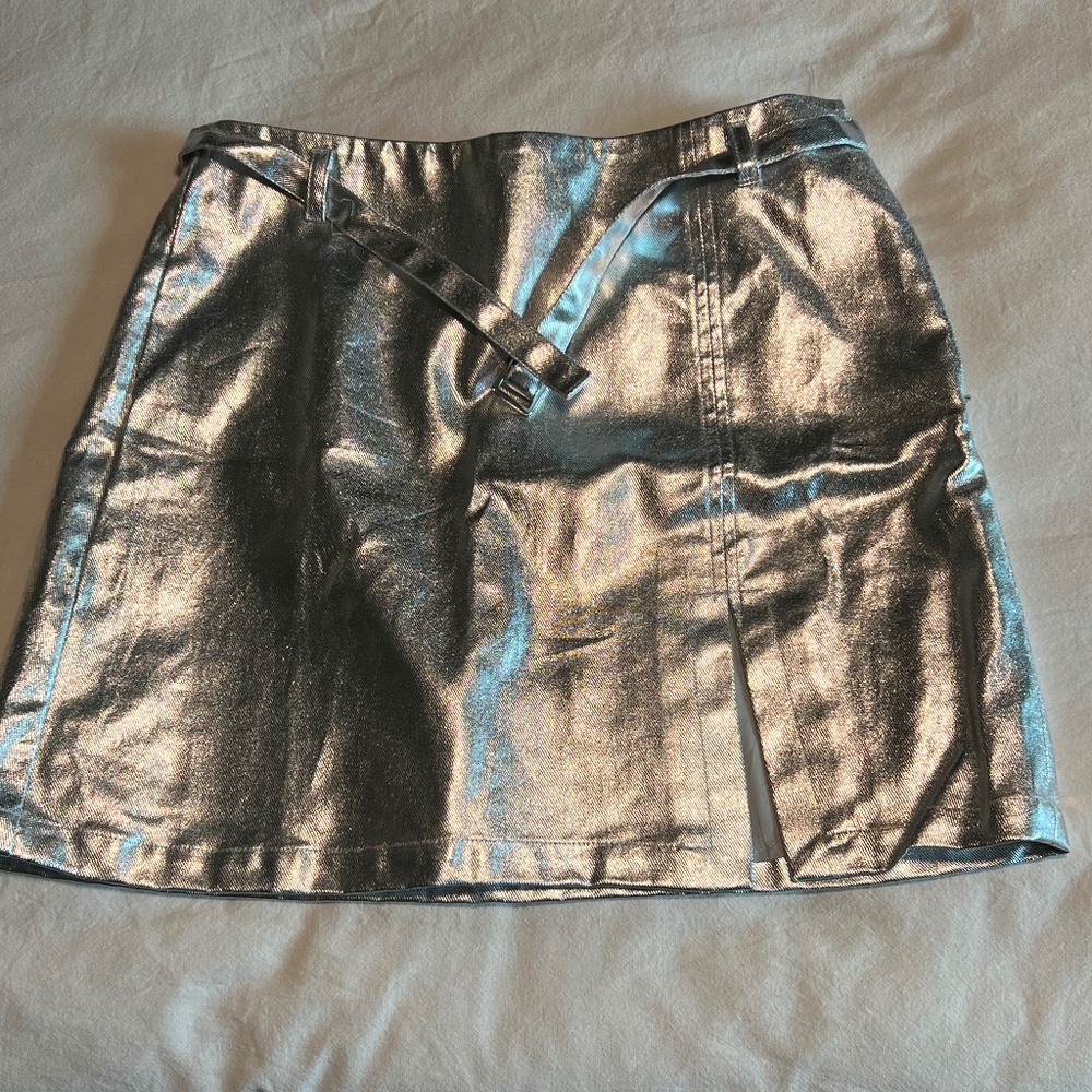 NWT:  Anthropologie/Maeve Faux Leather Skirt